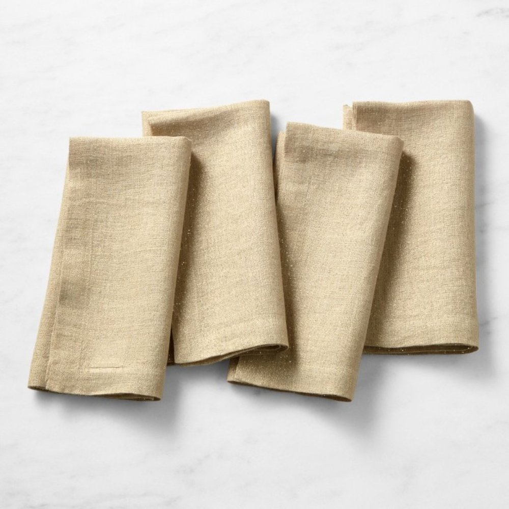 Metallic Napkins, Set of 4 ONLY AT WILLIAMS SONOMA